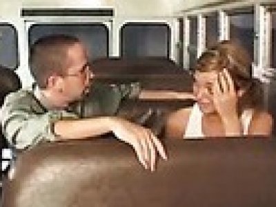 Having sex with a student on the bus