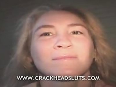 Insane crackhead prostitute down to screw after the audition