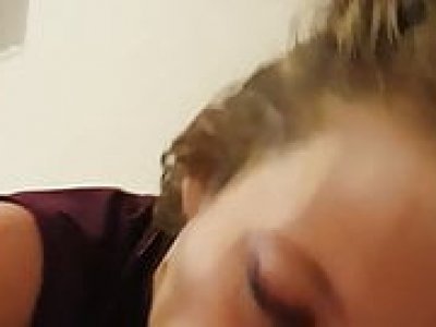 Oral with cum in mouth ending