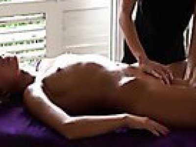 Erotic massage with hot fingering