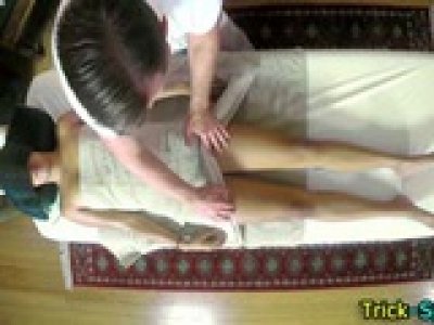 Sexy asian babe massage