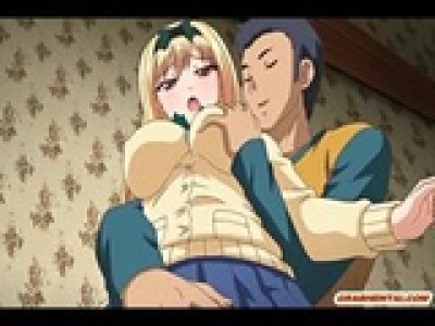 Chubby anime coed gets licked and fingered her wet vagina