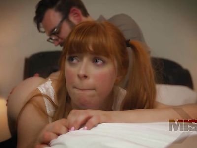 Huge tits stepdaughter Penny Pax gets fucked and spanked