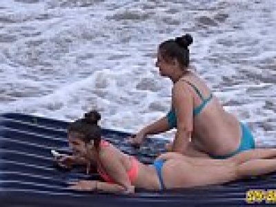 Amat Beach Sexy Thong Bikini Young girl - Voyeur Homemade Video HD+