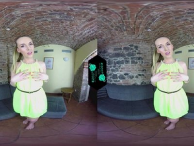 Another hot blonde woman is about to visit you in our virtual reality room