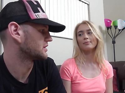 Really cute blonde teen Anastasia Knight does porn