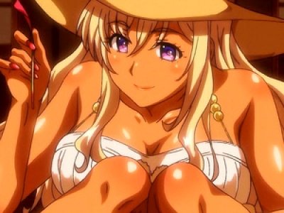 Blonde hentai beauty gets pumped