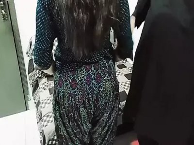 Pakistani Mother Removing Shalwar Kameez for Husband with