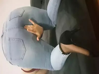 Turkish girl in jeans is cute sexy