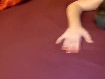 Hot spouse enjoying anal sex with her new boss in hotel room