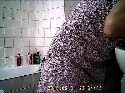 Bathroom Teenage Babe Andreina 0818