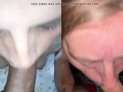 Outstanding Moments in Hanging Tit Blowjobs 17