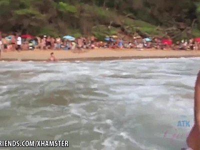 Sexy small tittted gf Demi Lopez vacation ATK