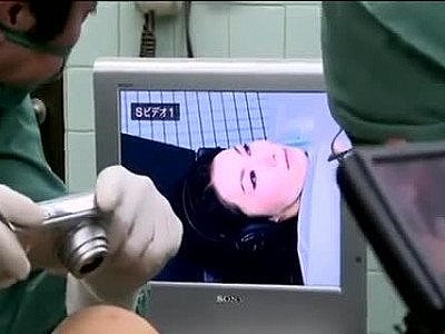 Doctors screw their nice Japanese patient