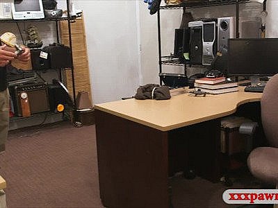 Big titted lady banged by pawn keeper at the pawnshop