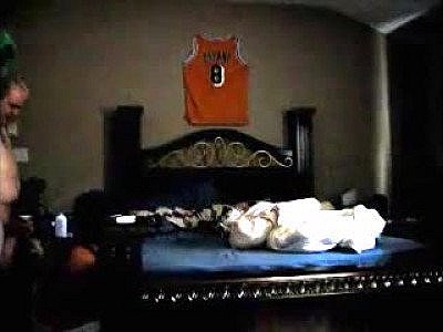 Amateur lady having sex with 5 buddies in a row