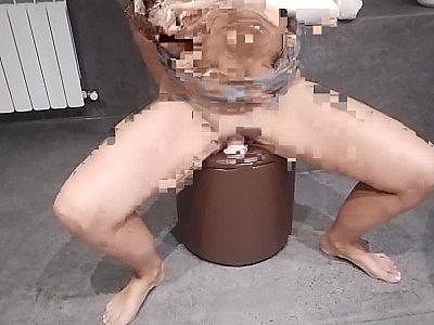 I'm hiding from my husband and riding a sextoy in the bathroom.