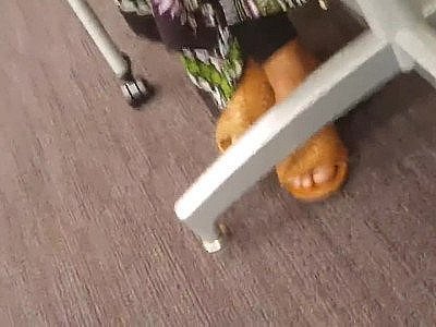 Candid Somali Penis Draining Foot Show