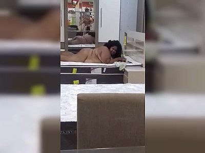 Woman Takes All Her Clothes Off & Rolls Around