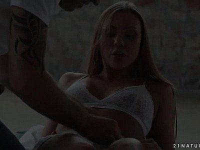 Ornella Morgan - Passionate foot job and vag fucking