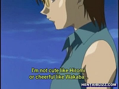 Japanese anime pretty caught and intense poked