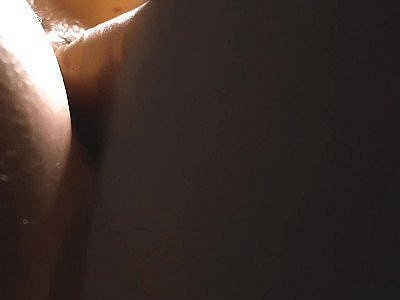 Banged doggy style. She blew her cum in bubbles and with sound