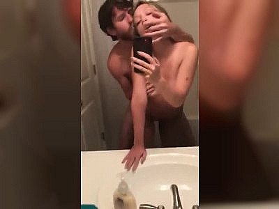 girlfriend records herself getting banged on the toilet