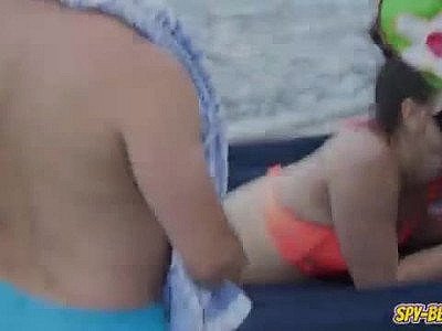 Amat Beach Sexy Thong Bikini Young girl - Voyeur Homemade Video HD+