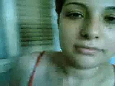 Arab whore plays with his penis