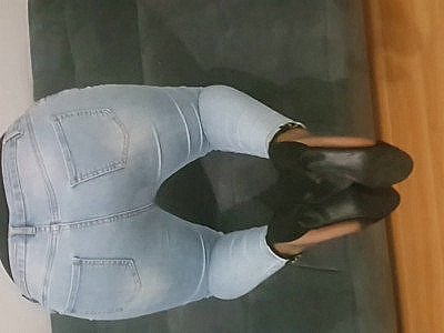 Turkish girl in jeans is cute sexy