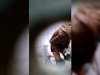 Beautiful Hairy young girl in the bathroom