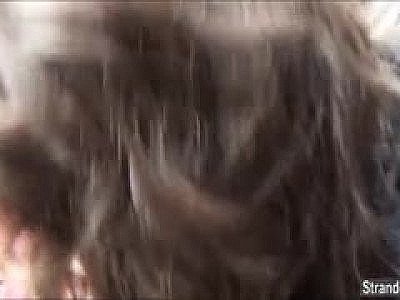 Taissia ditches party to blow and screw