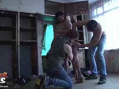 Group sex video of lady fucked by three cocks