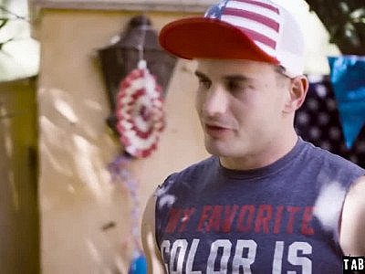 Insecure young girl Whitney Wright gang drilled at BBQ party HD