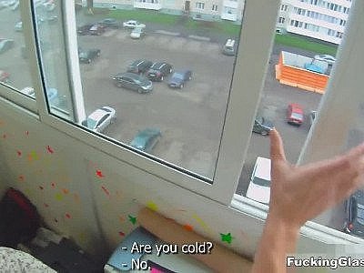 Teeny drilled on a balcony HD