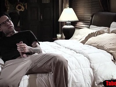 Shy young girl stepsister blackmailed by her perv stepbrother