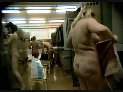 Homemade chicks unaware of locker room spy camera