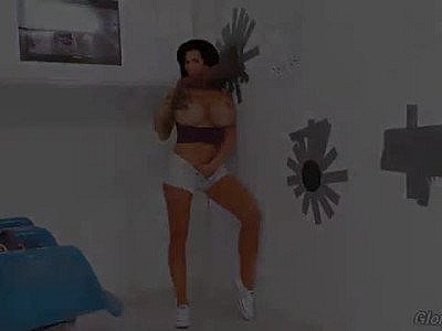 Denise vs big mike - glory hole