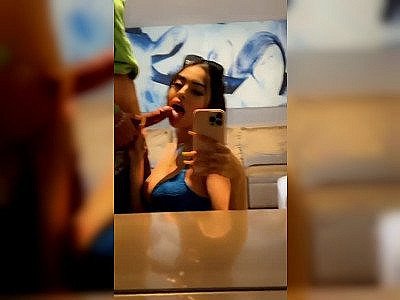 cock sucking in the hotel corridor