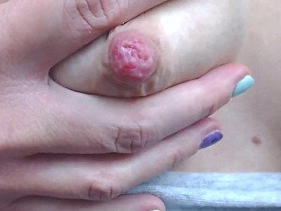 Sexy Cougar Puffy Milk Tits Nipples