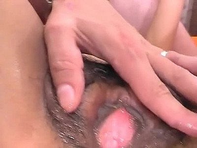 Small breasted lady from France gets pleasured by two buddies