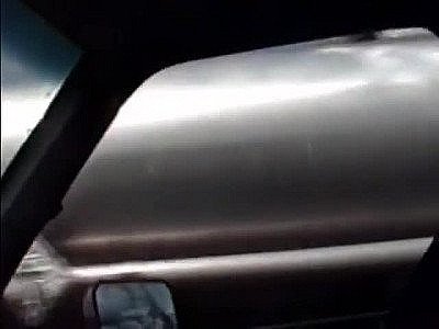 Exhibitionist whore flashing truckers