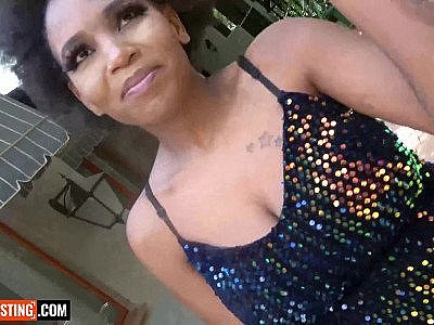 Big Natural Tits Black Milf Drilled Hard In Homemade Couch Audition