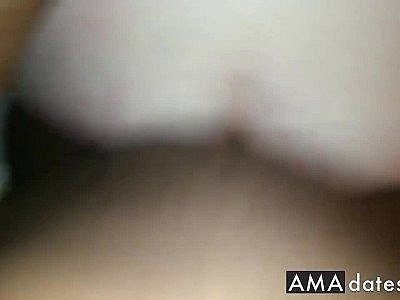 sexy pawg anal threeway with 2 big black cock