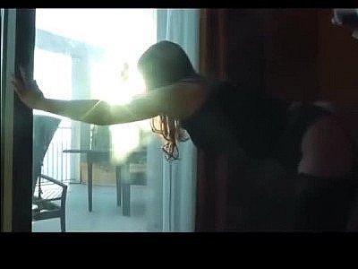 Italian Woman - Painful Anal Bang at the Window
