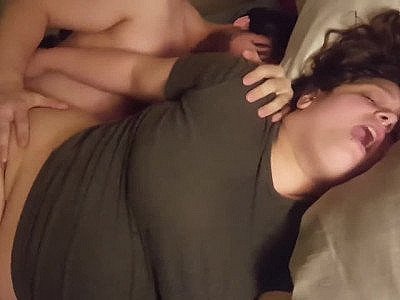 My Slutty Best Mate Getting Dicked Down by Our Roommate