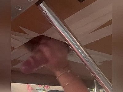 Close up massage table glory hole blowjob handjob cumshot