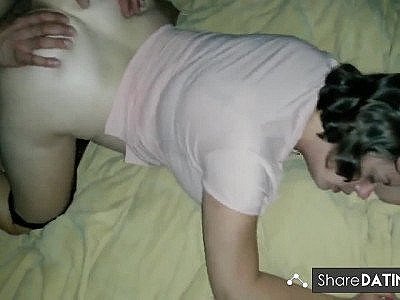 mate bangs lady creampie her pussy hubby sloppy seconds