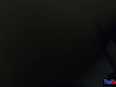 Cute Asian young girl sucking guys huge cock and young girl enjoyed rough pussy banging